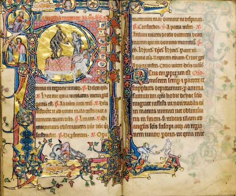 Section of the Macclesfield Psalter