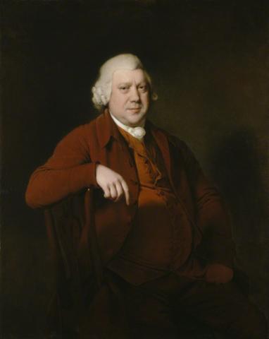 Joseph Wright of Derby portrait of Richard Arkwright 
