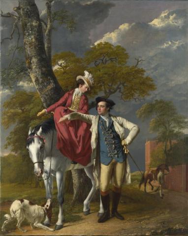 Mr and Mrs Thomas Coltman by Wright of Derby Mr and Mrs Thomas Coltman by Wright of Derby