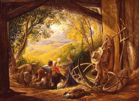 Samuel Palmer's The Shearers