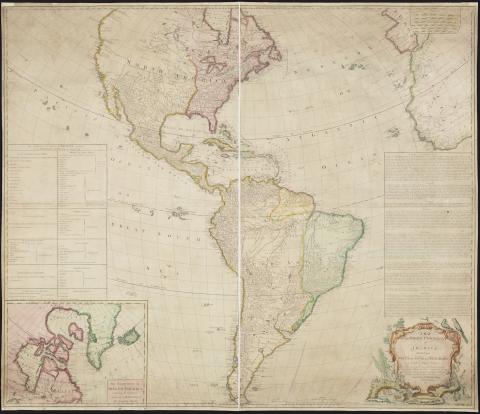 Map of the Americas Map of the Americas