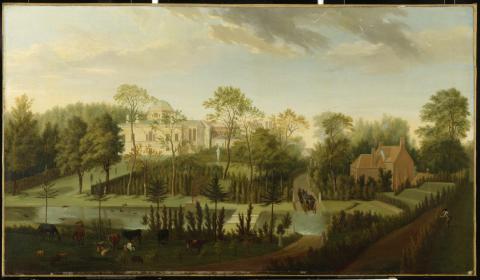 A View of Chiswick from the South-west by Pieter Andreas Rysbrack A View of Chiswick from the South-west by Pieter Andreas Rysbrack