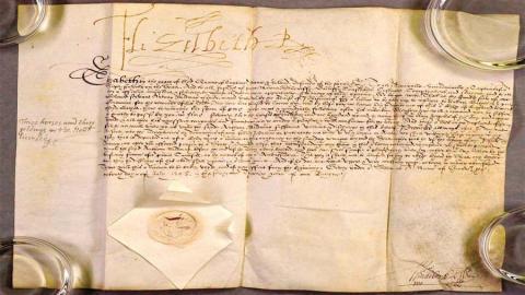 Letter signed by Elizabeth I Letter signed by Elizabeth I