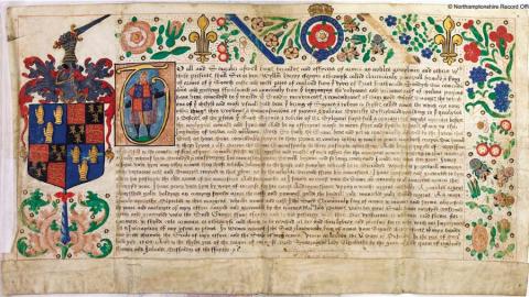 Grant of a crest to John Layke of Normanton, 1564 Grant of a crest to John Layke of Normanton, 1564
