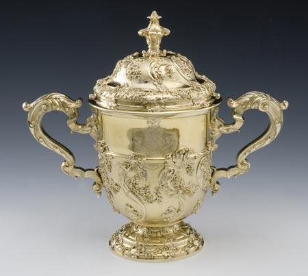 Silver Cup and Cover, Paul Crespin, 1733 Silver Cup and Cover, Paul Crespin, 1733