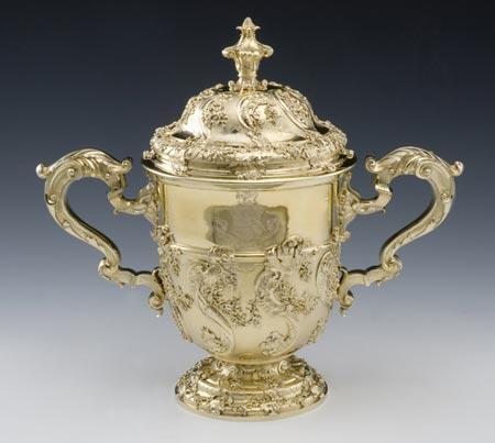 Silver Cup and Cover, Paul Crespin, 1733