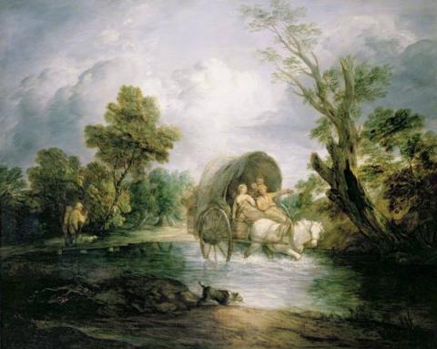 Gainsboroughs 'Country Cart Crossing a Ford'