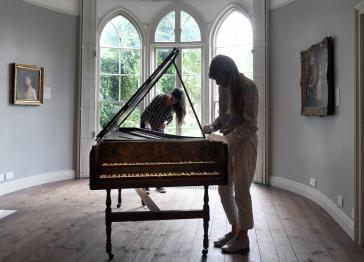 Gainsborough’s House saves a rare English harpsichord for the nation