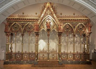 The Gothic screen at Hereford Cathedral 